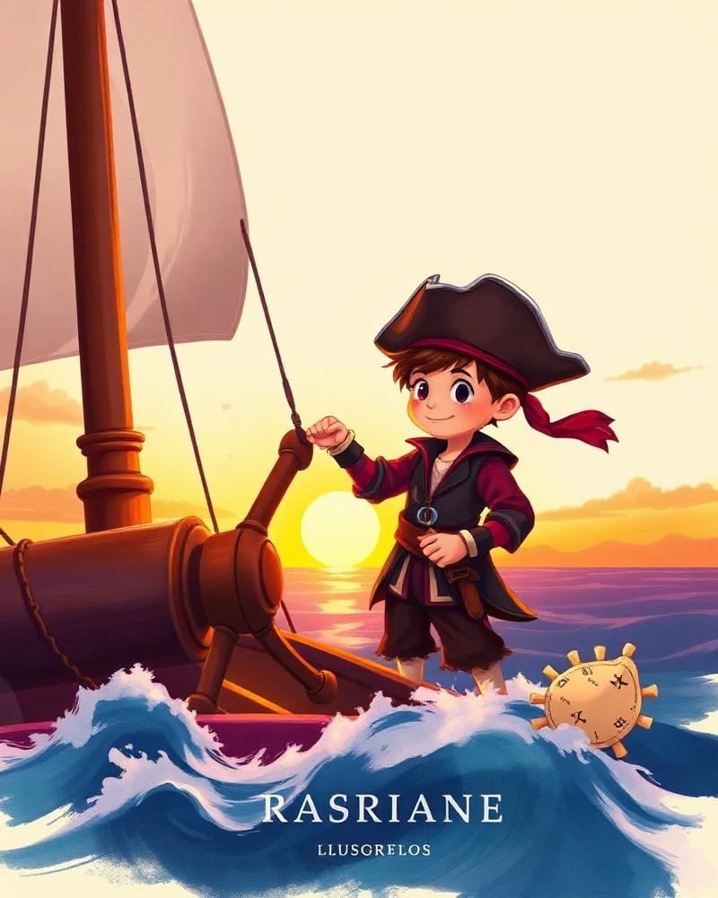 Portada del cuento Piratas y el Tesoro Perdido